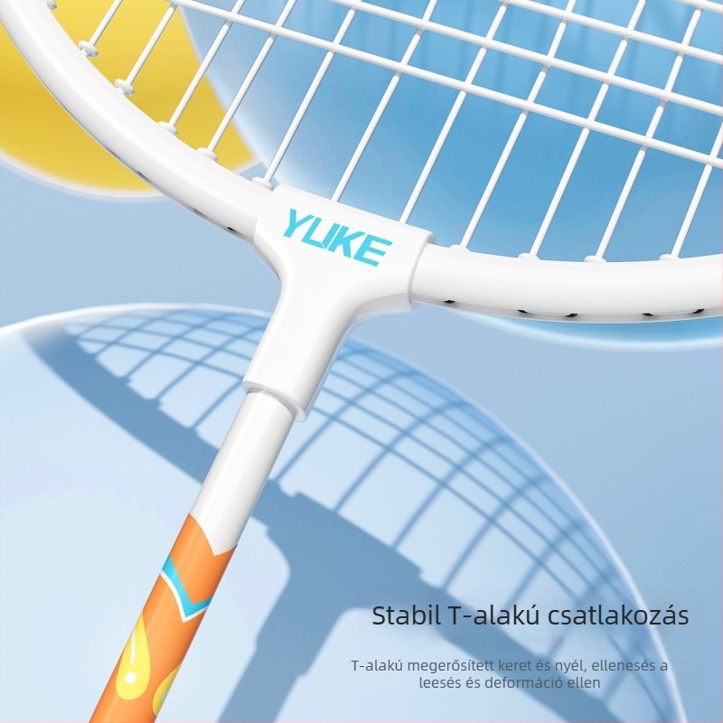 Badminton ütő – Yuke, váz alumíniumötvözet, súly 95–100 g, markolat vastagsága G2, közepes keménység, gyerekek edzésére