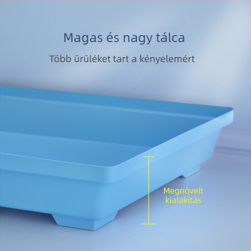 Hámsterketrec, 47 cm, alap, elválasztóval, kisállatok számára