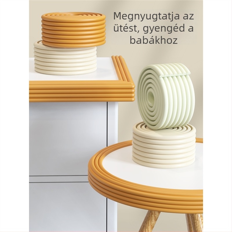 Baba sarokvédő – Ütközés elleni, Nem toxikus, Környezetbarát, Puha burkolat, Asztal sarka védő