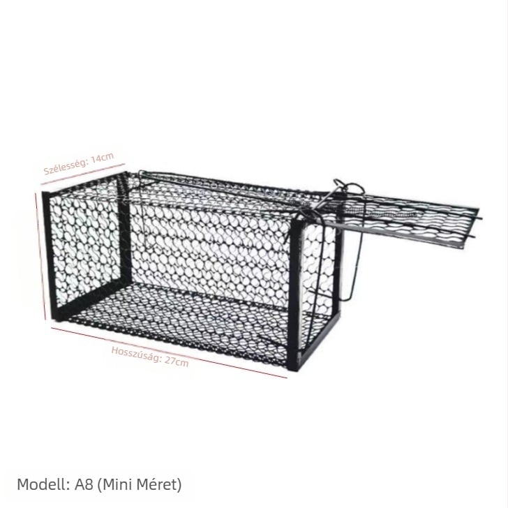 Rozsdamentes acél macska csapda