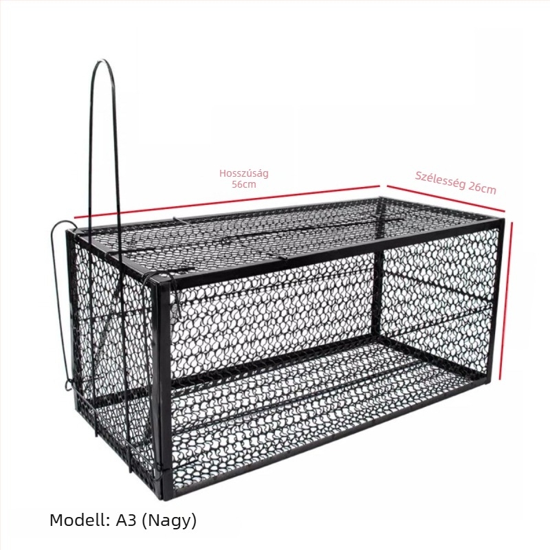 Rozsdamentes acél macska csapda