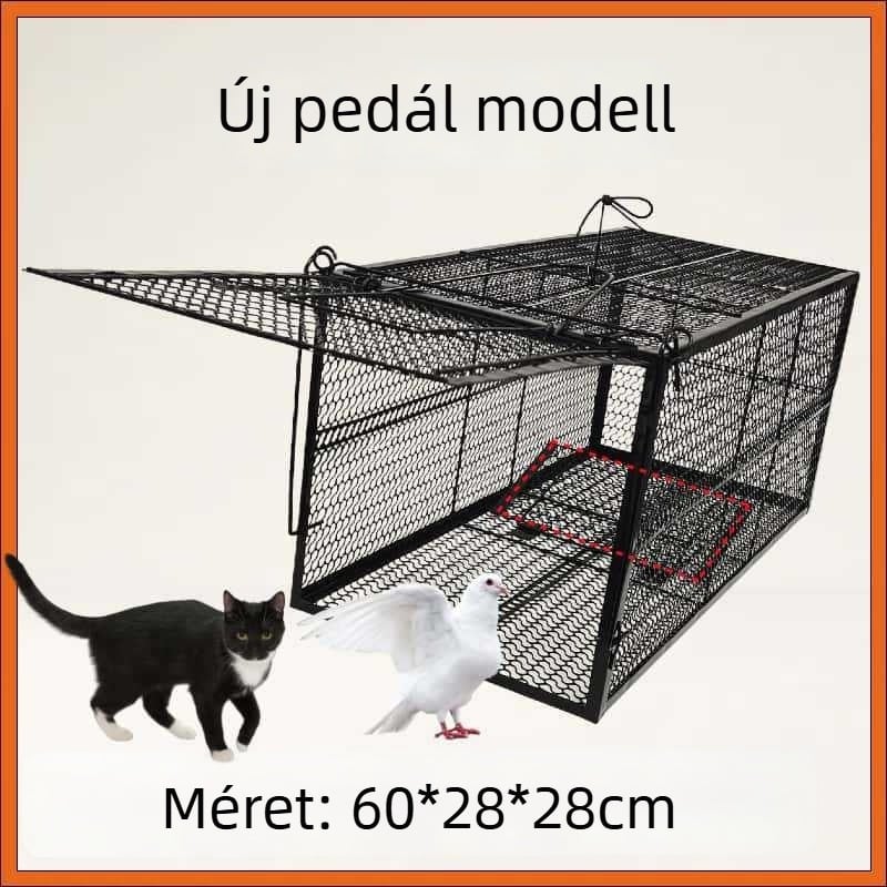Rozsdamentes acél macska csapda