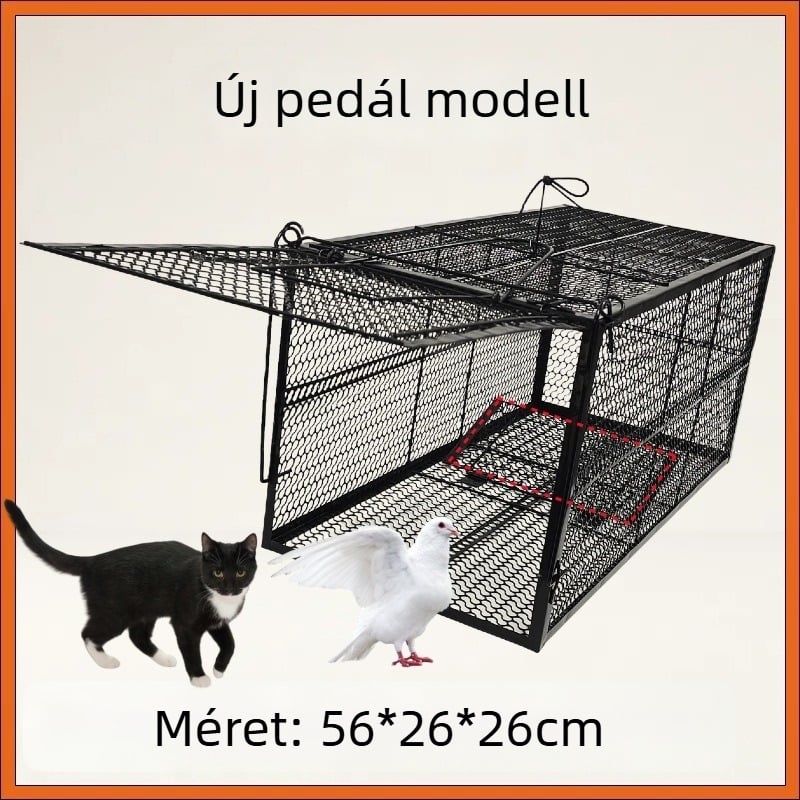 Rozsdamentes acél macska csapda