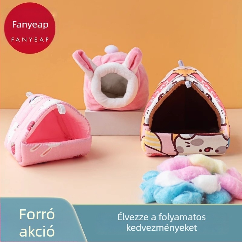 Hamsterfészek meleg pamut rejtekhellyel | Márka Panyi | Hamster számára