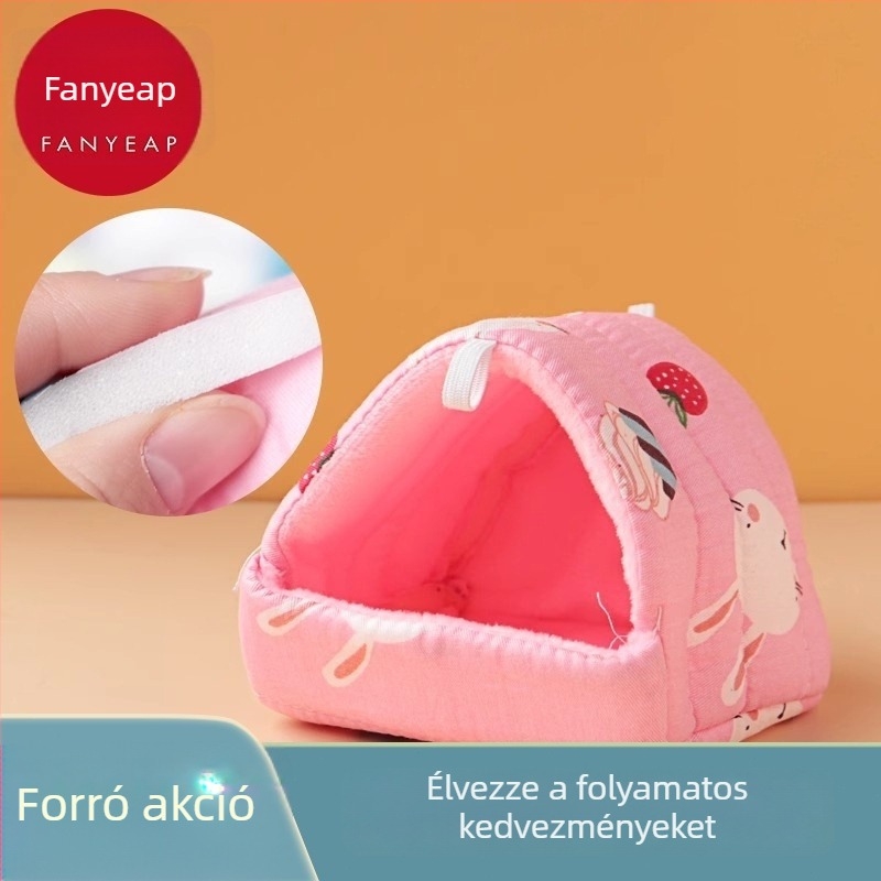 Hamsterfészek meleg pamut rejtekhellyel | Márka Panyi | Hamster számára