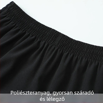 Atlétikai rövidnadrág férfiak és nők számára, laza szabású egyenes fazon, poliészter anyag, négy évszakos viselet, 2025 tavasz