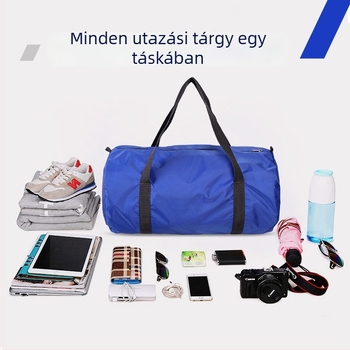 Nylon összecsukható utazótáska, 20–35L, vízálló, ultrakönnyű, kopásálló, uniszex, városi minimalista stílus