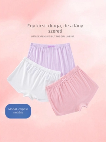 Beino lányoknak boxeralsó, modal 94%, nedvességelvezető anyag, 8 évesnél idősebbeknek