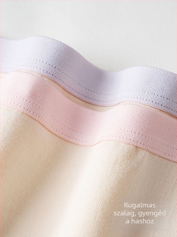 Gyerekeknek készült bambuszrostos alsóneműk, 67% regenerált cellulóz, A osztály, lányoknak, BODENGLI, nyár 2025, varrat nélküli