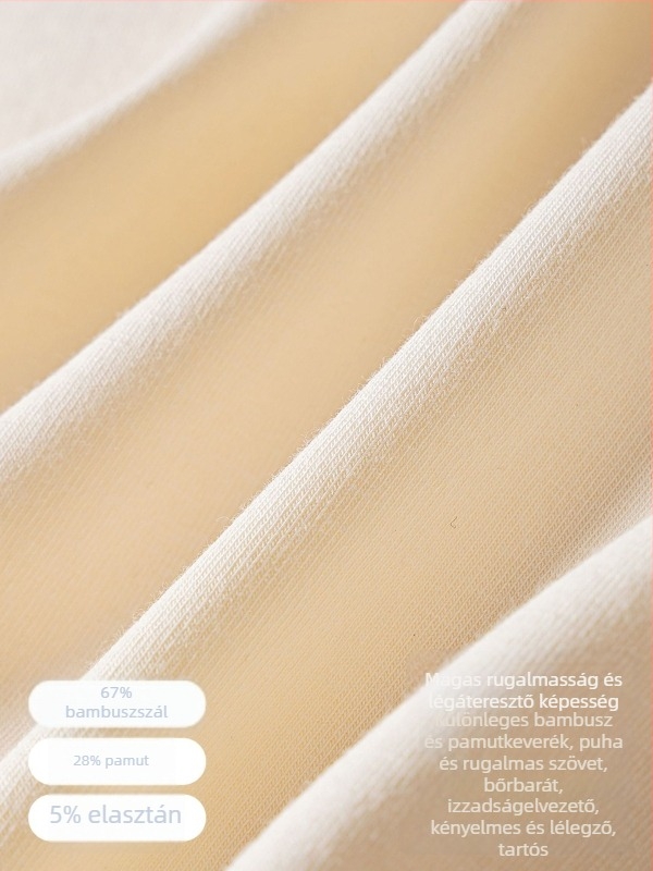 Gyerekeknek készült bambuszrostos alsóneműk, 67% regenerált cellulóz, A osztály, lányoknak, BODENGLI, nyár 2025, varrat nélküli