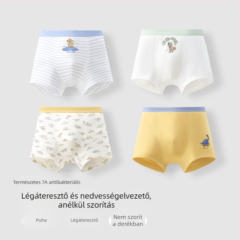 Angel Beans fiú boxeralsók – 95% pamut / 5% elasztán, Anyag: pamut, Osztály A