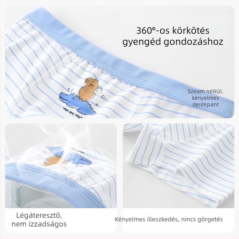 Angel Beans fiú boxeralsók – 95% pamut / 5% elasztán, Anyag: pamut, Osztály A