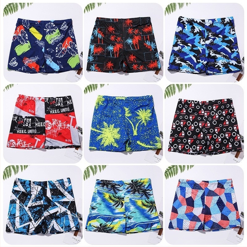 Férfi úszónadrág rövid, törött virág mintával, Milk Silk szövet, 80% poliészter, bélés 87% poliészter, súly 60 g
