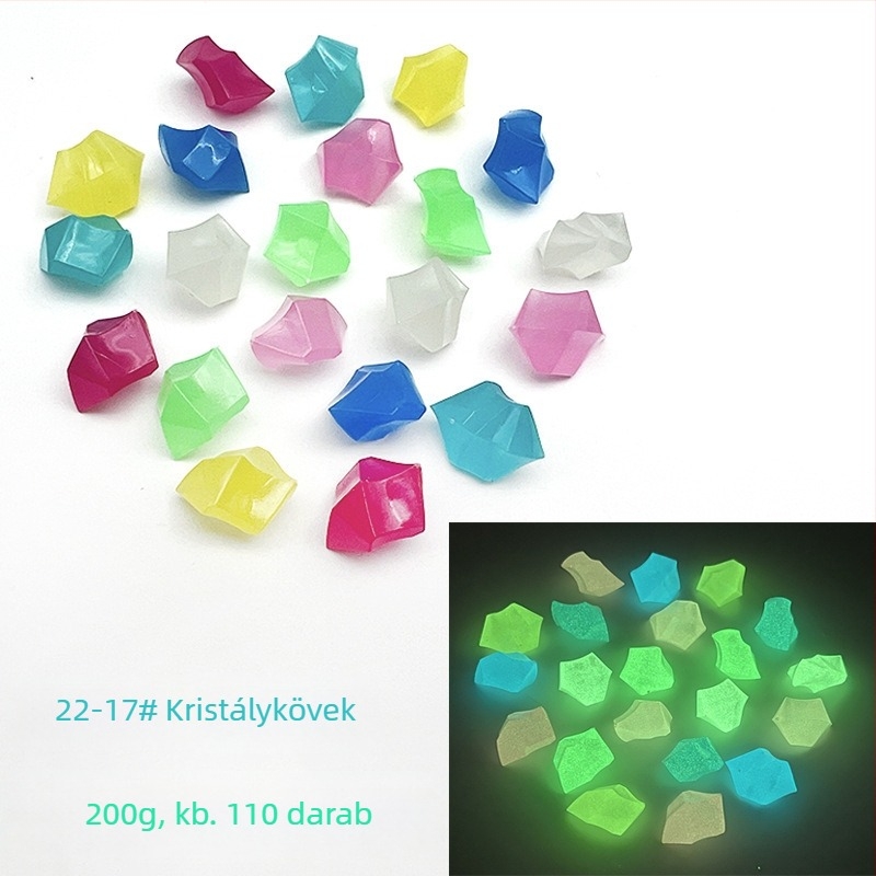 Világító tájkő, 200 g, 100 darabos csomag, Macro Month