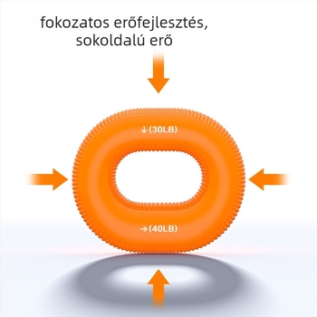 Youli szilikon fogógyűrű kéz- és uj-erőnléti edzéshez, uniszex, 10–60 lb ellenállás, logónyomtatás lehetőség