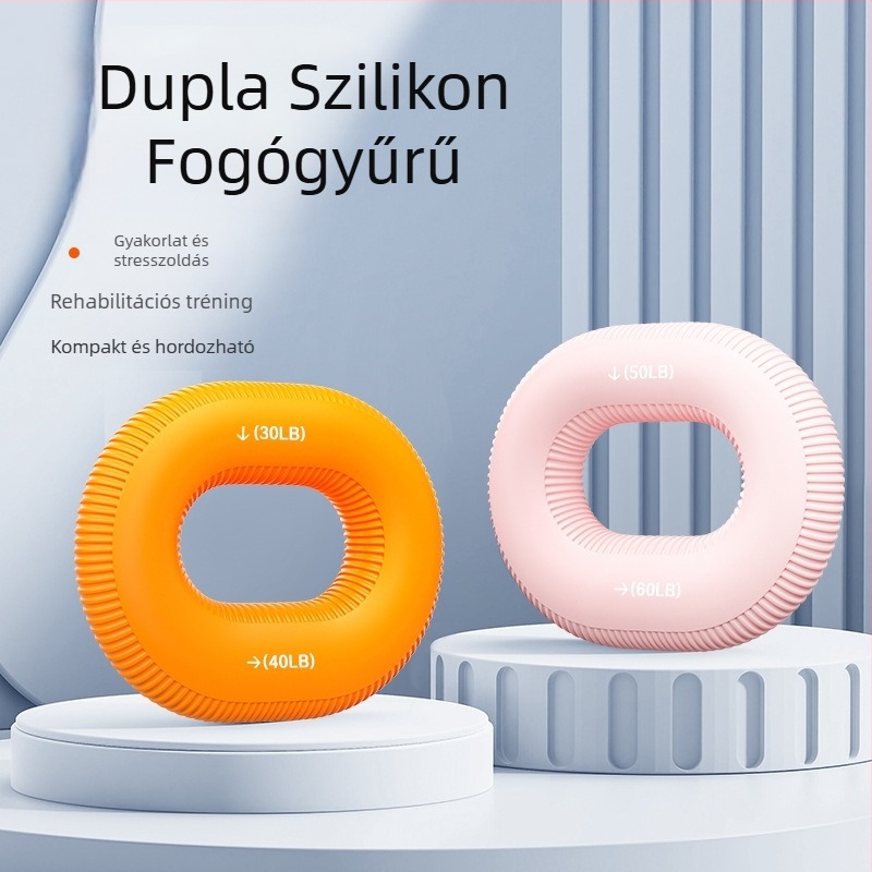 Youli szilikon fogógyűrű kéz- és uj-erőnléti edzéshez, uniszex, 10–60 lb ellenállás, logónyomtatás lehetőség