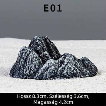 Rockery kő dekoráció akváriumhoz és tájképhez, műgyanta anyag, kültéri kertdekor, ökológiai palack-stílus