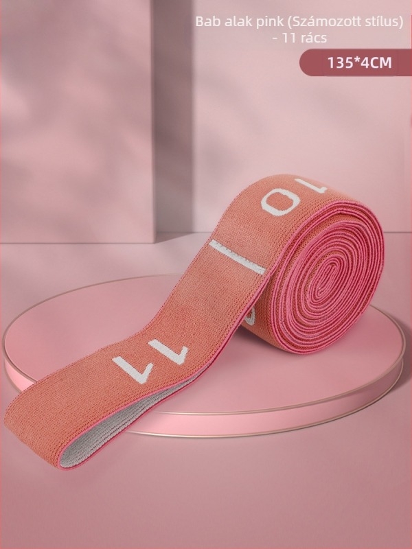 Jóga nyújtóöv digitális szegmentált kialakítással – anyag: nylon + latex selyem, edzéshez és tánchoz