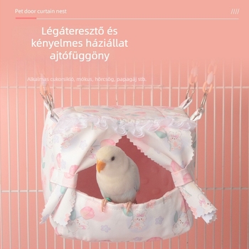 Hörcsög alvó fészek – Kompozit anyagú textil, Beltéri használat, Négyzet alakú, Pihenés és rejtőzés