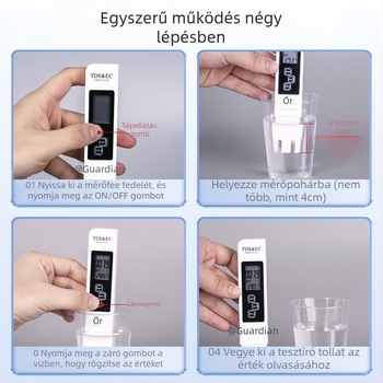 Ivóvízhez tervezett online vízminőség-analizátor, nehézfémek tesztelése