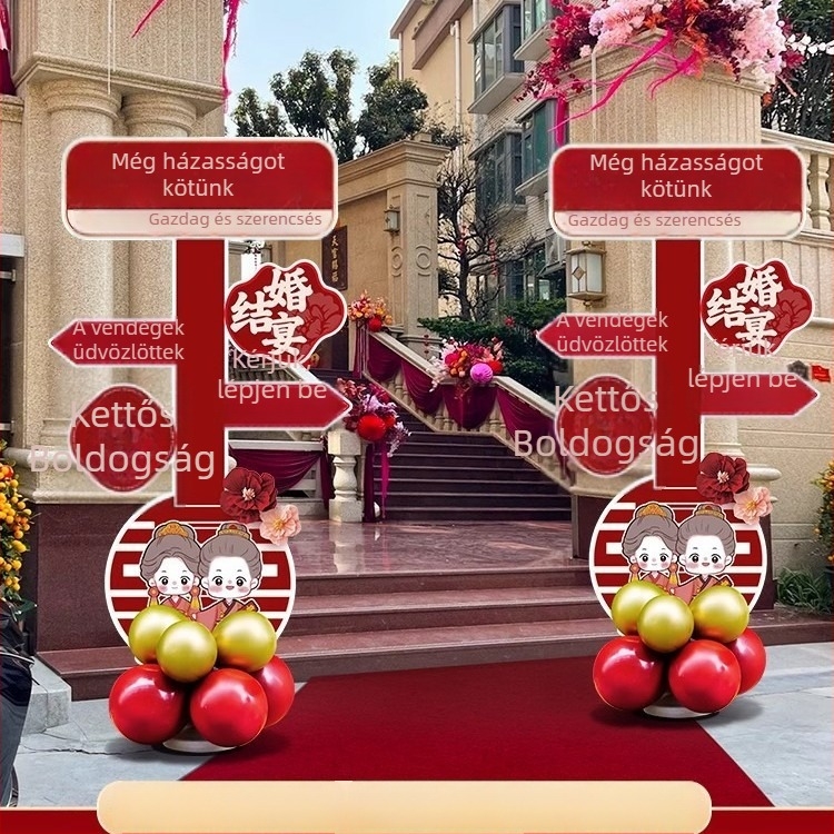 Esküvői ív alakú kapu üdvözlő oszlopokkal kültéri vidéki esküvőhöz – Anyag: Egyéb; Márka: Jiang su; Csomagolás: Szokásos csomagolás; Alkalom: Esküvő