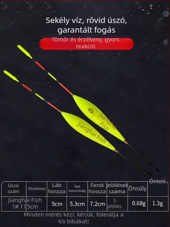 Nylon horgász rig kettős horogokkal, lebegő úszóval, kész kötött fő damillal