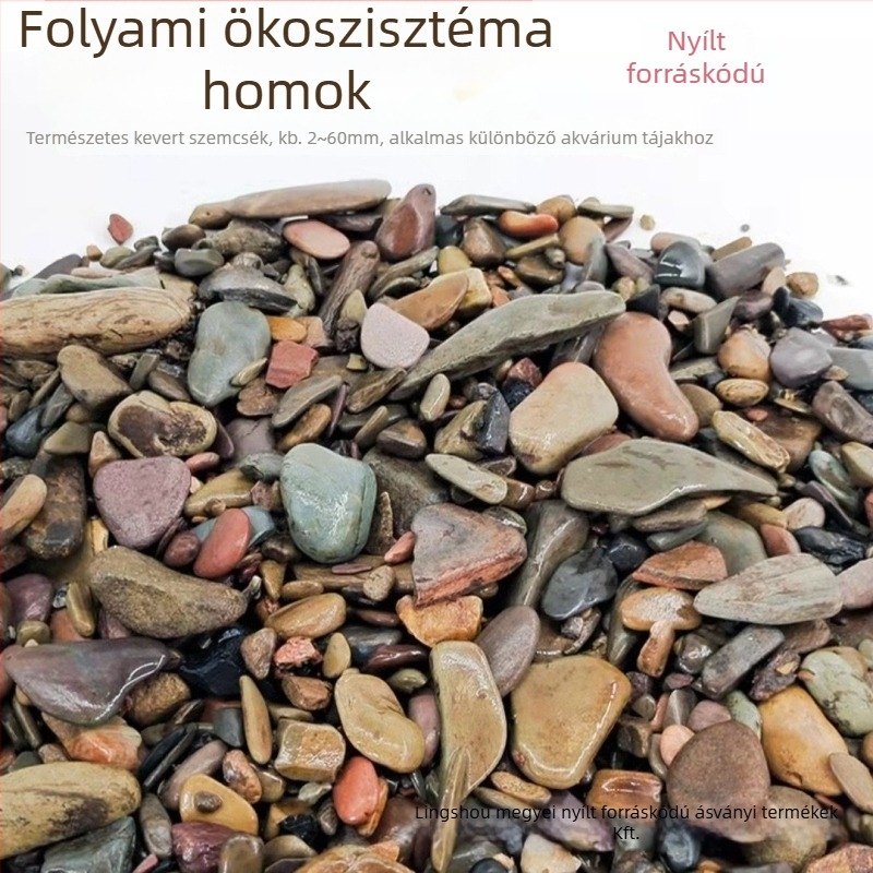 Kőalapú aljzathomok akváriumhoz – homokos látvány, 5–10 kg