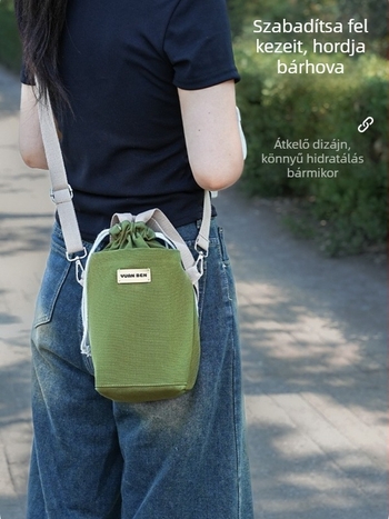 Kanvas vászonból készült keresztpántos telefontáska szabadtéri sportokhoz – Vízálló, Könnyű, Hőszigetelt (Kód 1011)