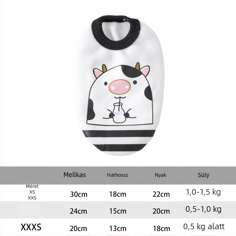 Flanelból készült mellény háziállatoknak – kistestű kölyökkutyák és macskák számára, uniszex, hétköznapi stílus, őszi-téli szezon