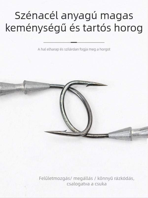 Lead head barbed Ned hook No. 4, 6-pack, 4x strengthened micro-lead head for ocean beach fishing