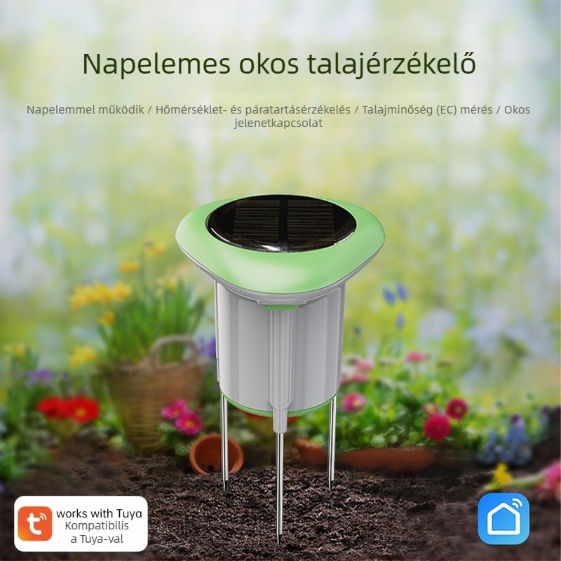 Talajtesztelő ZigBee 3.0 Wi-Fi-vel, talajhőmérséklet és nedvesség érzékelővel, nehézfémteszteléssel
