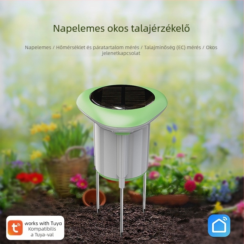 Talajtesztelő ZigBee 3.0 Wi-Fi-vel, talajhőmérséklet és nedvesség érzékelővel, nehézfémteszteléssel