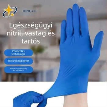 Nitril egyszer használatos kesztyűk, élelmiszer-minőségű, cateringhez, vízálló