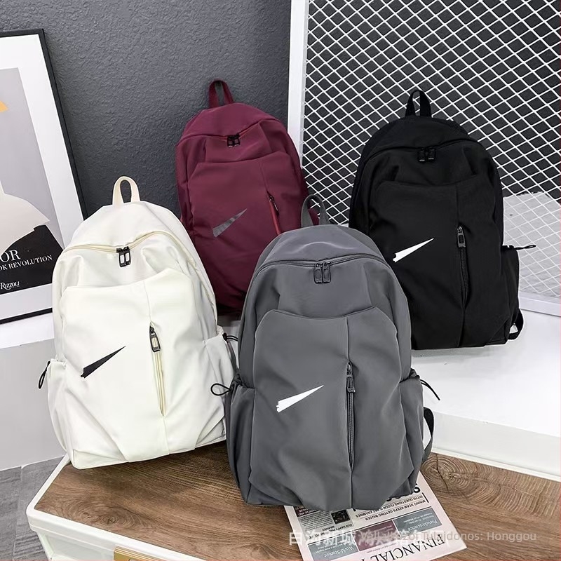 Uniszex nylon hátizsák, 20–35 L, kompatibil 16 hüvelykes laptophoz, légáteresztő és kopásálló, görbült vállpántokkal