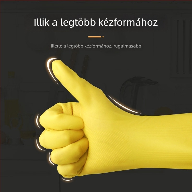 South Sea egyszer használatos gumikesztyűk – vastagított, kopásálló; háztartási tisztításra, halászatra és élelmiszer-feldolgozásra; Márka: South Sea; Tömeg: 100