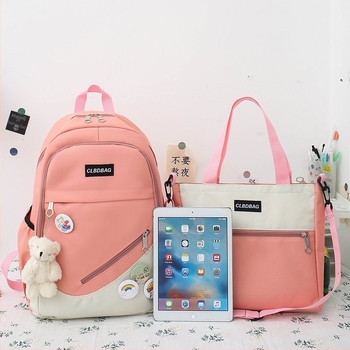 Iskolatáska, 20-35L kapacitás, Oxford anyag, 17 hüvelykes laptopzseb, vízálló szint 4, esővédővel