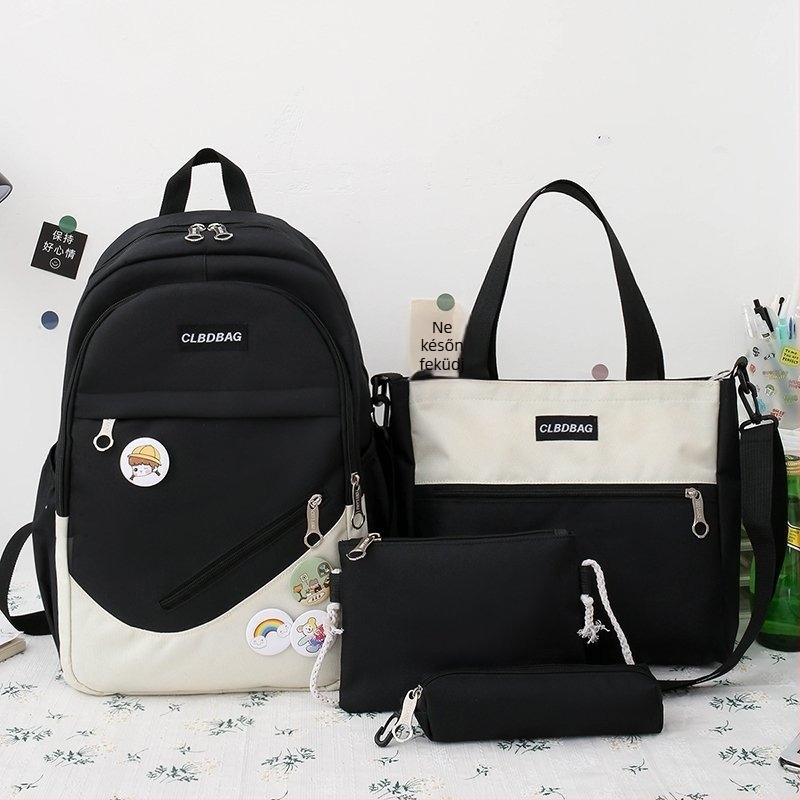 Iskolatáska, 20-35L kapacitás, Oxford anyag, 17 hüvelykes laptopzseb, vízálló szint 4, esővédővel