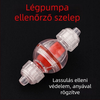 Akváriumi oxigénpumpa szelep készlet (szabályzó szelep, háromutas szelep, visszafolyás-szelep)