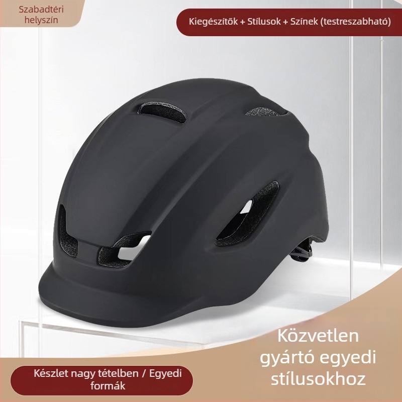 Kerékpáros sisak, uniszex, felnőtt, PC/EPS, testreszabható dizájn Think logóval