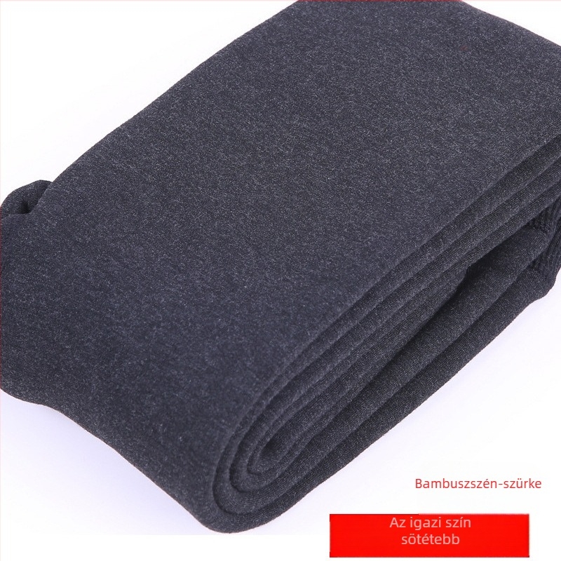 Női termo leggings fleece-béléssel, vast anyagú poliészter, magas elasztikusság