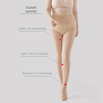 Női nylon formázó harisnya, közepes vastagságú, hosszú, anti-szakadás és anti-súrlódás