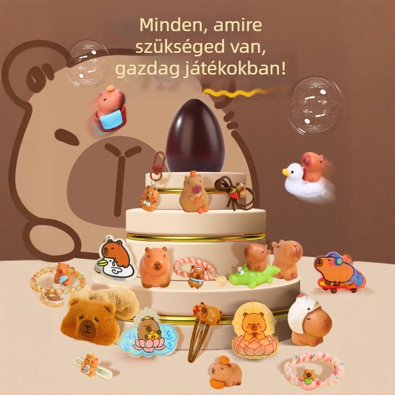 Interaktív nyereményes játék arany tojás összetörésével – rendezvényekre, 7–14 éveseknek, műanyag, 3C tanúsítvány (Kód: 2025182202066143)