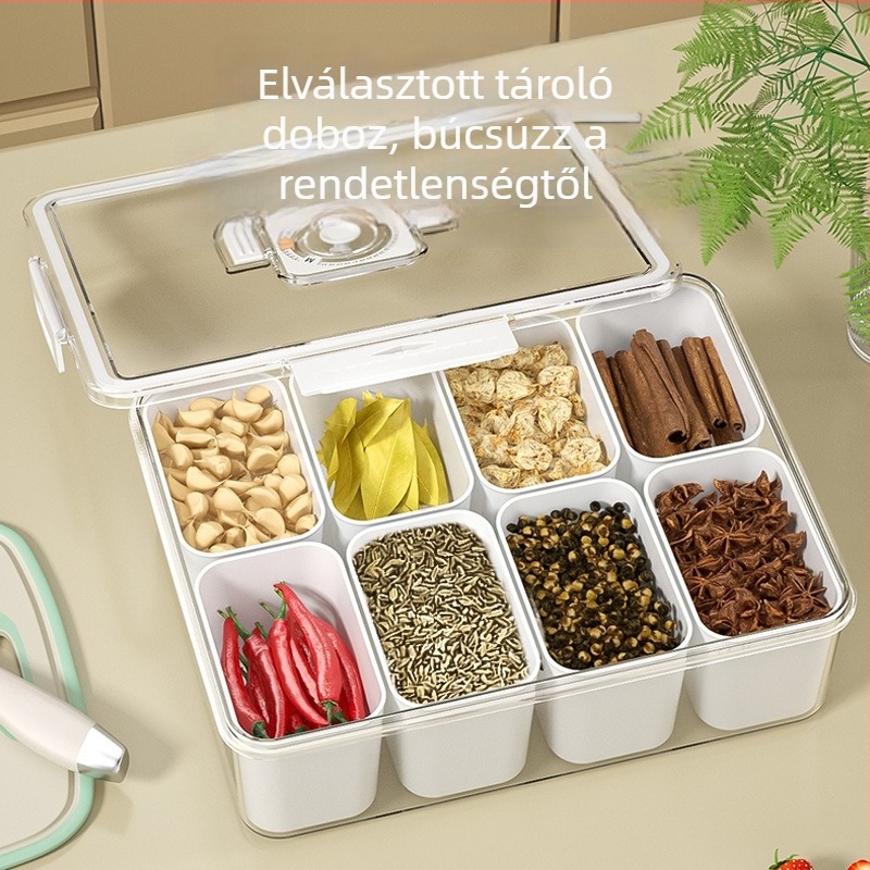 Shangyou zárt fűszertároló doboz szárított chilivel és keverék fűszerekkel, logóval ellátva, testreszabható feldolgozás, modern minimalista dizájn