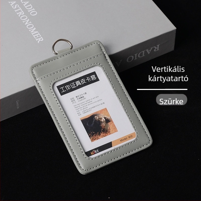 Valódi bőrből készült kártyatartó, Ins stílus (Anyag: valódi bőr; Típus: Kártyatartó; Stílus: Ins stílus)