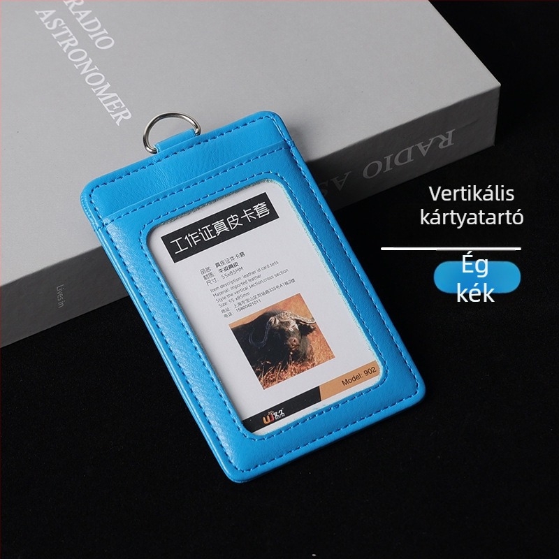 Valódi bőrből készült kártyatartó, Ins stílus (Anyag: valódi bőr; Típus: Kártyatartó; Stílus: Ins stílus)