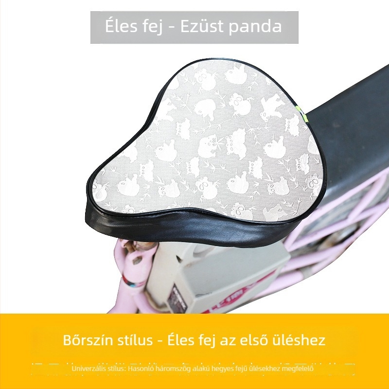 Elektronikus kerékpár nyeregvédő huzat – bőr, vízálló, UV‑védett, minden évszakban univerzális.