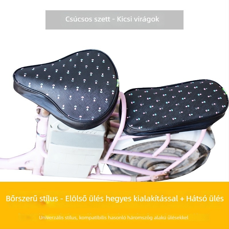 Elektronikus kerékpár nyeregvédő huzat – bőr, vízálló, UV‑védett, minden évszakban univerzális.