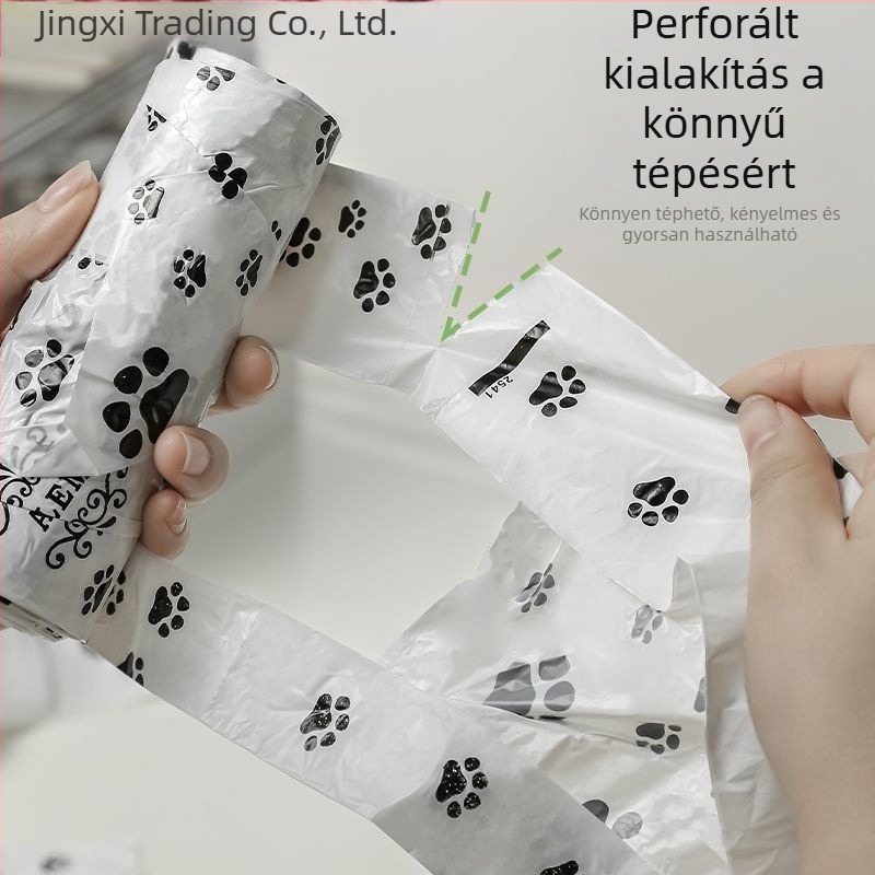Sűrített kutyapisz- és macskaalom zacskók háziállat-hulladék tisztításához