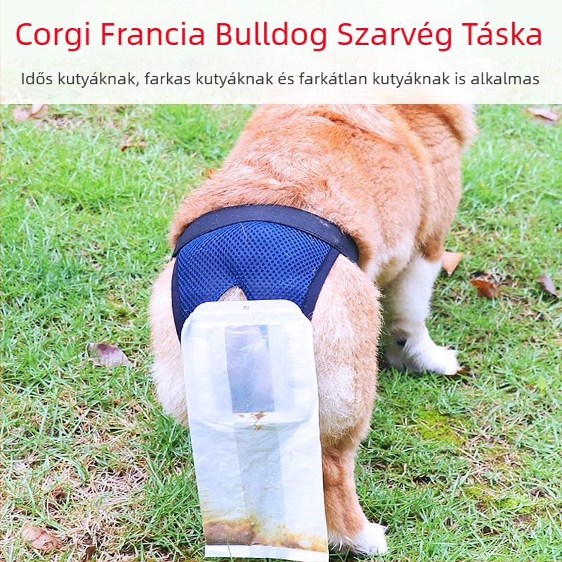 Idős kutyák számára széklet zacskó és gyűjtőeszköz - inkontinencia miatti széklet zacskó idős kutyáknak (Eredet: Más; Doboz mennyiség: Más; Termék kategória: Toalett)