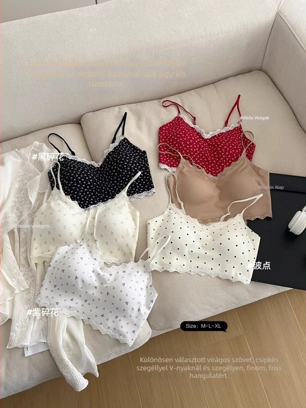 Csipkés melltartó, Push-Up, varrat nélküli, lélegző, 3/4 kosár, vékony formázott kosár